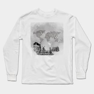 Retro World Long Sleeve T-Shirt